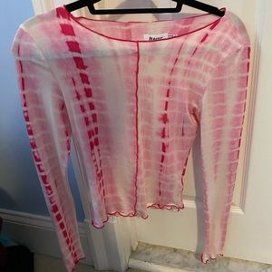 Pink Patterned Long Sleeve